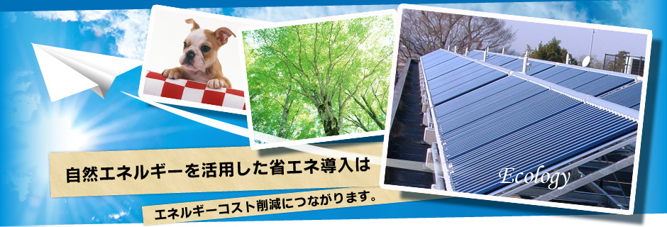 自然エネルギーを活用